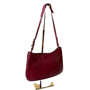 COACH Vintage Legacy Cowhide Red Leather Shoulder Handbag Purse E1K-8165